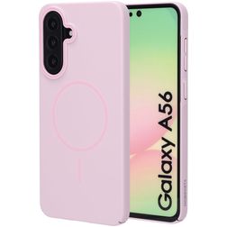 Mobiparts Slim Line Samsung Galaxy A56 MagSafe Hoesje Hardcase Backcover - Blush Pink