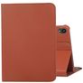 Mobigear DuoStand iPad Mini 6 (2021) Hoes Draaibare Bookcase - Bruin