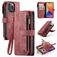 Caseme C30 iPhone 14 Pro Max Hoesje Bookcase Portemonnee - Rood