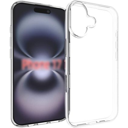 Mobigear Basics Doorzichtig iPhone 18 Hoesje Flexibel TPU Backcover - Transparant