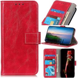 Mobigear Basic OnePlus 10T Hoesje Bookcase Portemonnee - Rood
