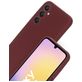 Mobiparts Samsung Galaxy A25 Siliconen Hoesje Backcover - Plum Red
