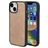 Mobiparts Classic iPhone 13 MagSafe Hoesje TPU,Kunstleer Backcover - Moonstone Beige