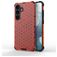 Mobigear Honeycomb Samsung Galaxy S24 Hoesje Hardcase Backcover Shockproof - Rood