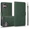 Mobigear Wallet iPhone 16 Plus Hoesje Uitneembare 2in1 Bookcase Portemonnee - Groen