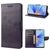 Mobigear Flowers OPPO A17 Hoesje Bookcase Portemonnee - Paars