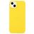 Mobigear Colors iPhone 14 Hoesje Flexibel TPU Backcover - Geel