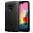 Mobigear Rugged Shield LG K50s Hoesje Flexibel TPU Backcover Shockproof - Zwart