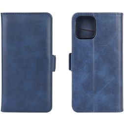 Mobigear Slim Magnet iPhone 12 Pro Hoesje Bookcase Portemonnee - Blauw