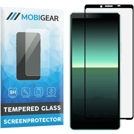 Mobigear Premium Sony Xperia 10 II Glazen Screenprotector - Case Friendly - Zwart