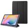 Mobigear Tri-Fold Samsung Galaxy Tab S6 Lite Hoes Bookcase + Stylus Houder - Zwart