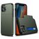 Mobigear Rugged Credit Card Case Dark Green Apple iPhone 12 / 12 Pro