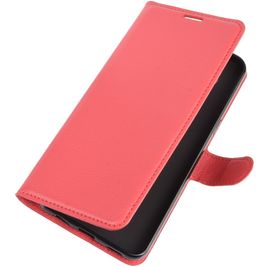 Mobigear Classic LG K51s Hoesje Bookcase Portemonnee - Rood