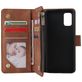 Mobigear Zipper Samsung Galaxy A41 Hoesje Bookcase Portemonnee - Bruin