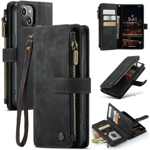 Caseme C30 iPhone 14 Plus Hoesje Bookcase Portemonnee - Zwart