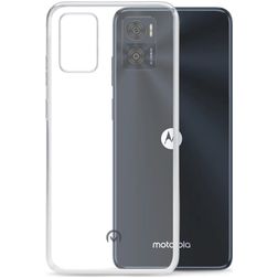 Mobilize Gelly Doorzichtig Motorola Moto E22i Hoesje Flexibel TPU Backcover - Transparant