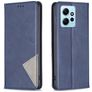 Mobigear Rhombus Slim Xiaomi Redmi Note 12 Hoesje Bookcase - Blauw