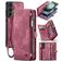 Caseme 008 Samsung Galaxy S23 FE Hoesje Uitneembare 2in1 Bookcase Portemonnee - Rood