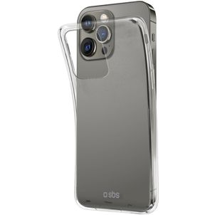 SBS Polo iPhone 13 Pro Max Hoesje Flexibel TPU Backcover - Zwart