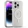 Mobigear Shockproof iPhone 16 Pro MagSafe Hoesje Flexibel TPU Backcover - Wit