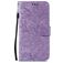 Mobigear Flowers Huawei P40 Pro Hoesje Bookcase Portemonnee - Paars