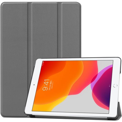 Mobigear Tri-Fold iPad 7 (2019) Hoes Bookcase - Grijs