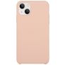 Mobigear Rubber Touch iPhone 15 Siliconen Hoesje Backcover - Pastelroze