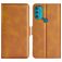 Mobigear Slim Magnet Motorola Moto G71 5G Hoesje Bookcase Portemonnee - Cognac
