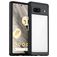 Mobigear Crystal Google Pixel 7a Hoesje Hardcase Backcover - Transparant / Zwart