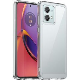 Mobigear Crystal Doorzichtig Motorola Moto G84 Hoesje Hardcase Backcover - Transparant