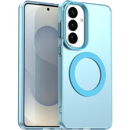 Mobigear Shockproof Samsung Galaxy S26 Plus MagSafe Hoesje Hardcase Backcover - Blauw