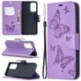 Mobigear Butterfly Samsung Galaxy A52 Hoesje Bookcase Portemonnee - Paars