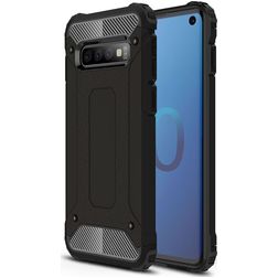 Mobigear Outdoor Samsung Galaxy S10 Hoesje Hardcase Backcover Shockproof - Zwart