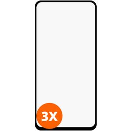 Mobigear Premium Motorola Moto G Pro Glazen Screenprotector - Case Friendly - Zwart (3-Pack)