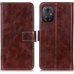 Mobigear Basic POCO M5 Hoesje Bookcase Portemonnee - Bruin