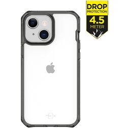 ITSKINS SupremeClear iPhone 13 Hoesje Hardcase Backcover Shockproof - Transparant / Zwart