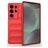 Mobigear Bumpy Samsung Galaxy S25 Ultra Hoesje Flexibel TPU Backcover - Rood