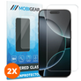 Mobigear iPhone 17 Pro Glazen Screenprotector - Case Friendly (2-Pack)