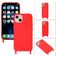 Mobigear Lanyard iPhone 14 Plus Siliconen Hoesje met koord - Rood