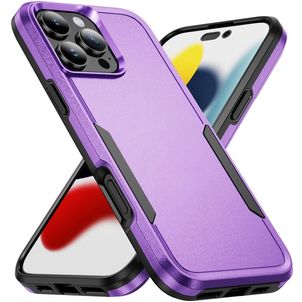 Mobigear Heavy Armor iPhone 16 Pro Max Hoesje Hardcase Backcover Shockproof - Paars