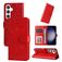 Mobigear Sunflower Samsung Galaxy S24 Hoesje Bookcase Portemonnee - Rood