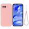 Mobigear Rubber Touch Google Pixel 10a Siliconen Hoesje Backcover - Roze