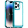 Mobigear Crystal iPhone 15 Pro Hoesje Hardcase Backcover - Transparant / Turquoise