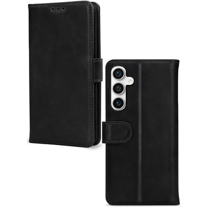 Mobilize Premium Gelly Wallet Samsung Galaxy S23 FE Hoesje Bookcase Portemonnee - Zwart