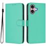 Mobigear Urban Wallet iPhone 16 Hoesje Bookcase Portemonnee - Groen