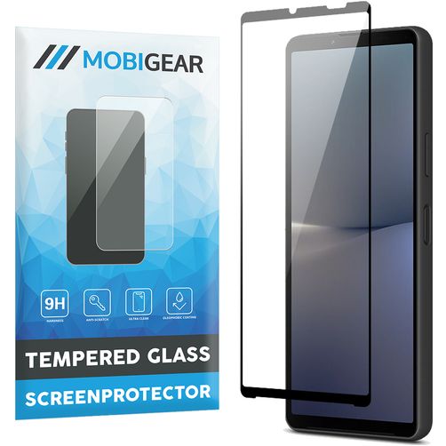 Mobigear Premium Sony Xperia 10 V Glazen Screenprotector - Case Friendly - Zwart