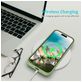 Mobigear Rubber Touch iPhone 16 Siliconen Hoesje Backcover - Groen