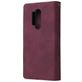 Mobigear Zipper OnePlus 8 Pro Hoesje Bookcase Portemonnee - Rood