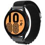 Mobigear Alpine Nylon Smartwatch Bandje Gespsluiting - 20 mm - Zwart