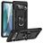 Mobigear Armor Ring Google Pixel 7 Hoesje Hardcase Backcover Shockproof met Ringhouder - Zwart
